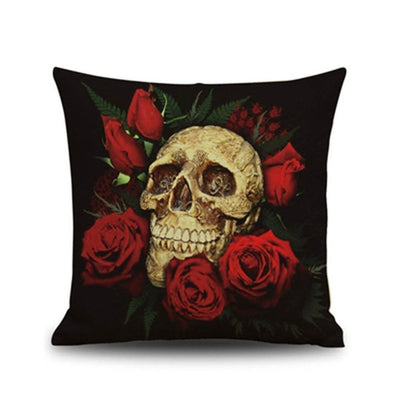 Halloween Gifts Linen Cushion Festive Personality Pillow Pillowcase ACCESSORIES One Size Black 