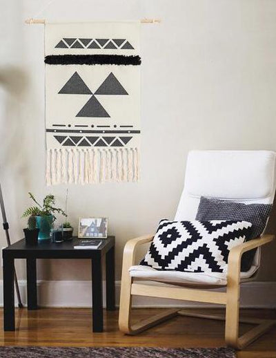Hand-Woven Tassel Tapestry Nordic Hanging House Decoration Home Linen 