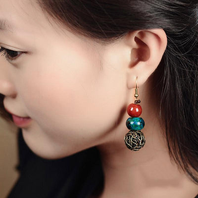Handmade Jewelry Ethnic Style Women's Earrings ACCESSORIES 