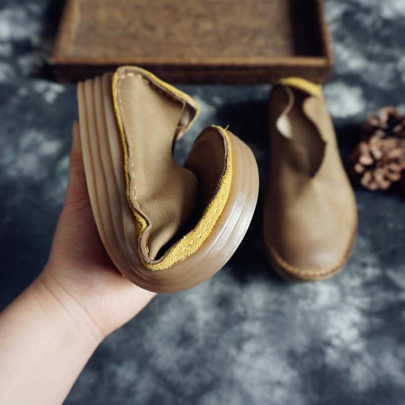 Handmade Leather Women's Retro Comfortable Shoes