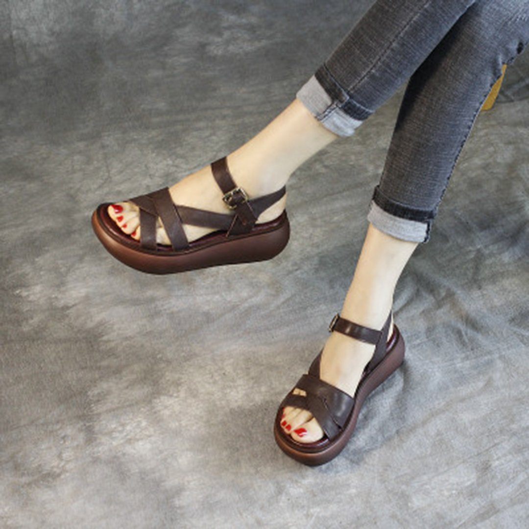 Handmade Platform Sandals For Casual Summer