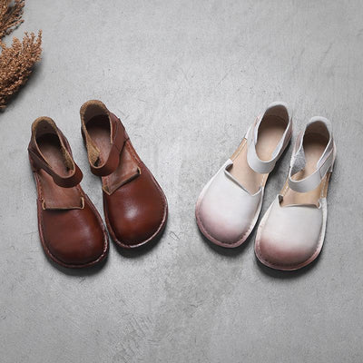 Handmade Soft Bottom Leather Flat Casual Women Sandals 2019 May New 