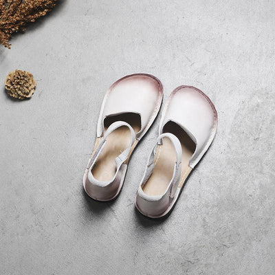 Handmade Soft Bottom Leather Flat Casual Women Sandals 2019 May New 