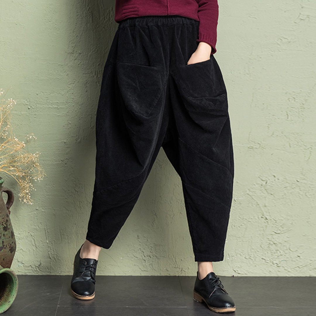 Harem Pants With Ruched Detail – Babakud
