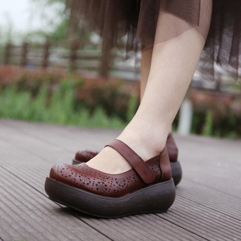 Hollow Summer Handmade Wedges Casual Shoes 2019 April New 