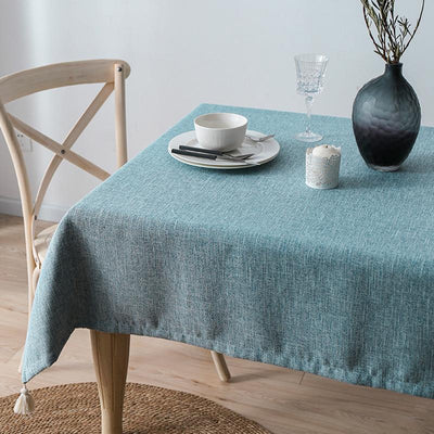 Japanese Style Living Room Accessories Cotton Linen Tablecloth