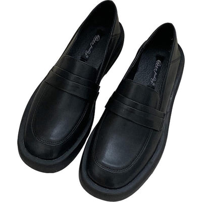 JK Shoes Black Single Shoes College Style OCT 