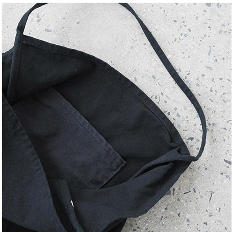 Large Capacity Shoulder Canvas Bag Black