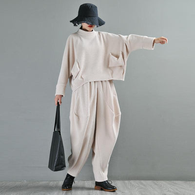 Lazy Style Corded Sweater Nov 2020-New Arrival 