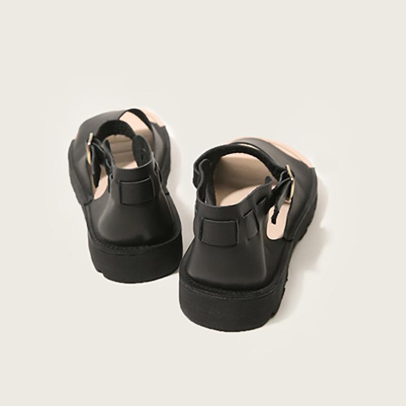 Leather Solid Hand Made Flat Sandals