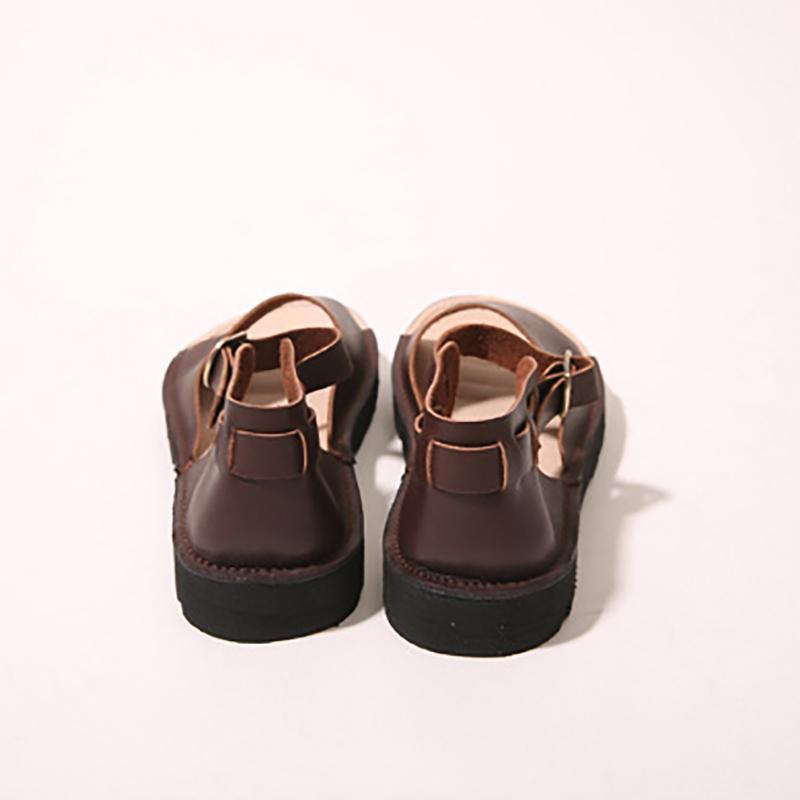 Leather Solid Hand Made Flat Sandals