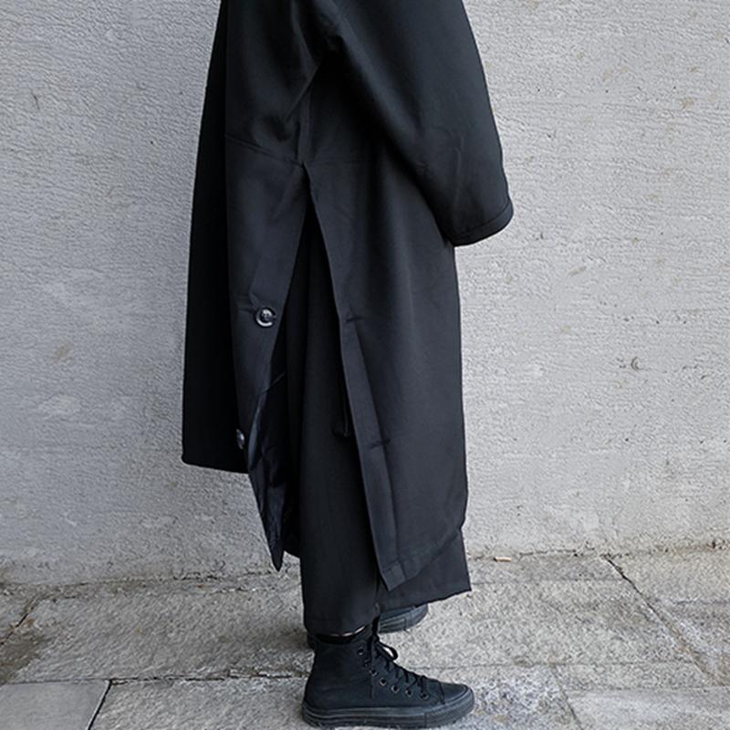 Hooded Long Cardigan Trench Loose Coat