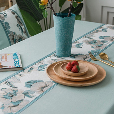 Modern Simple Cotton Linen Dining Table Cloth Rectangular Tea Table Cloth Home Linen 