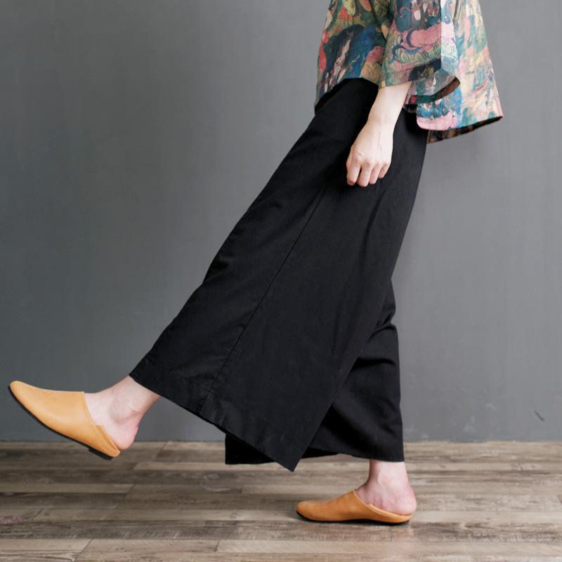 Original Design Cotton Linen Wide Leg Pants 2019 May New 
