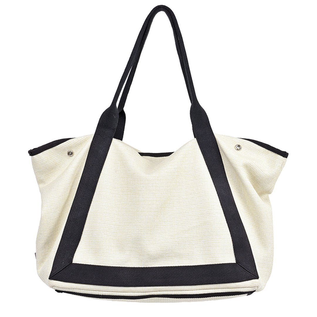 Original Design Large Capacity Linen Simple Tote Bag