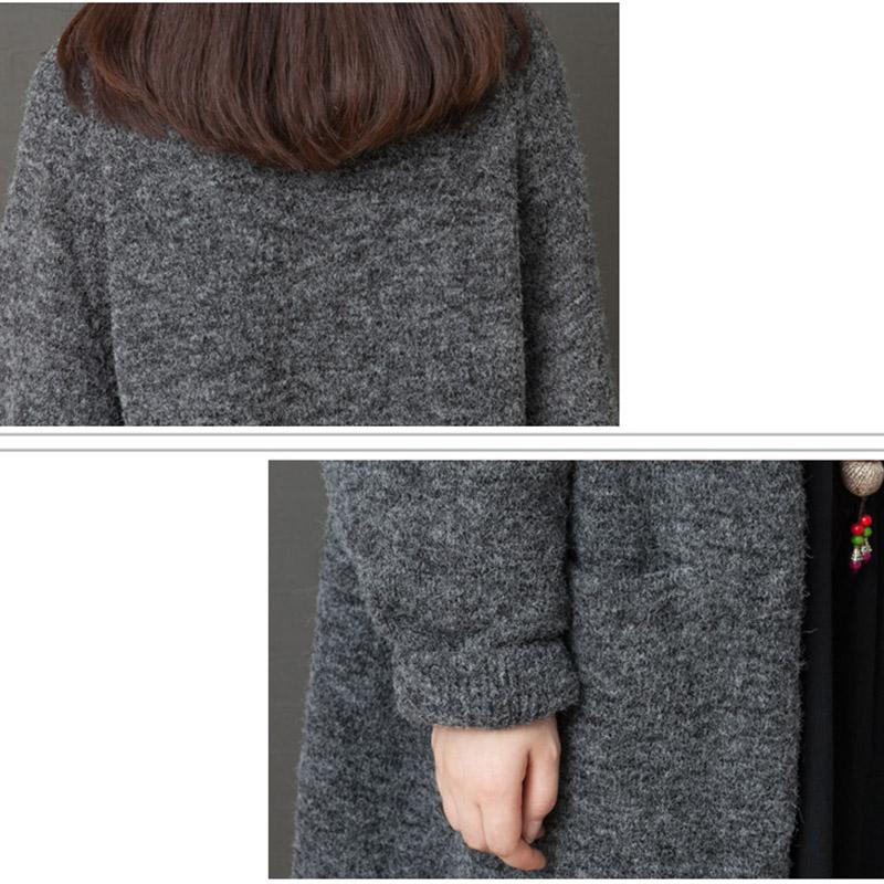 Over the knee Winter Loose Knit Sweater Cardigan Feb 2021 New-Arrival 
