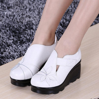 Platform Platform Wedge Heel Shoes white 35 