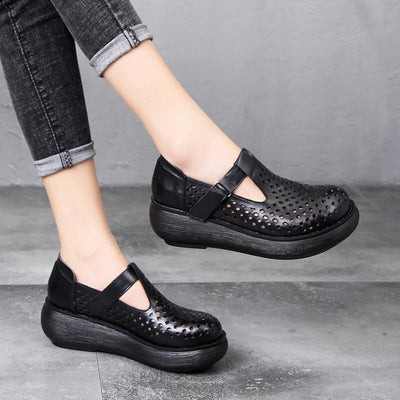 Psoriasis Single Thick Bottom Round Women's Shoes