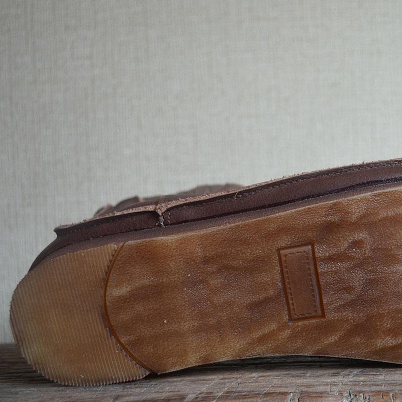 Retro Fashion Comfortable Flat Casual Leather Boot - Babakud