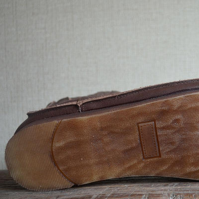 Retro Fashion Comfortable Flat Casual Leather Boot