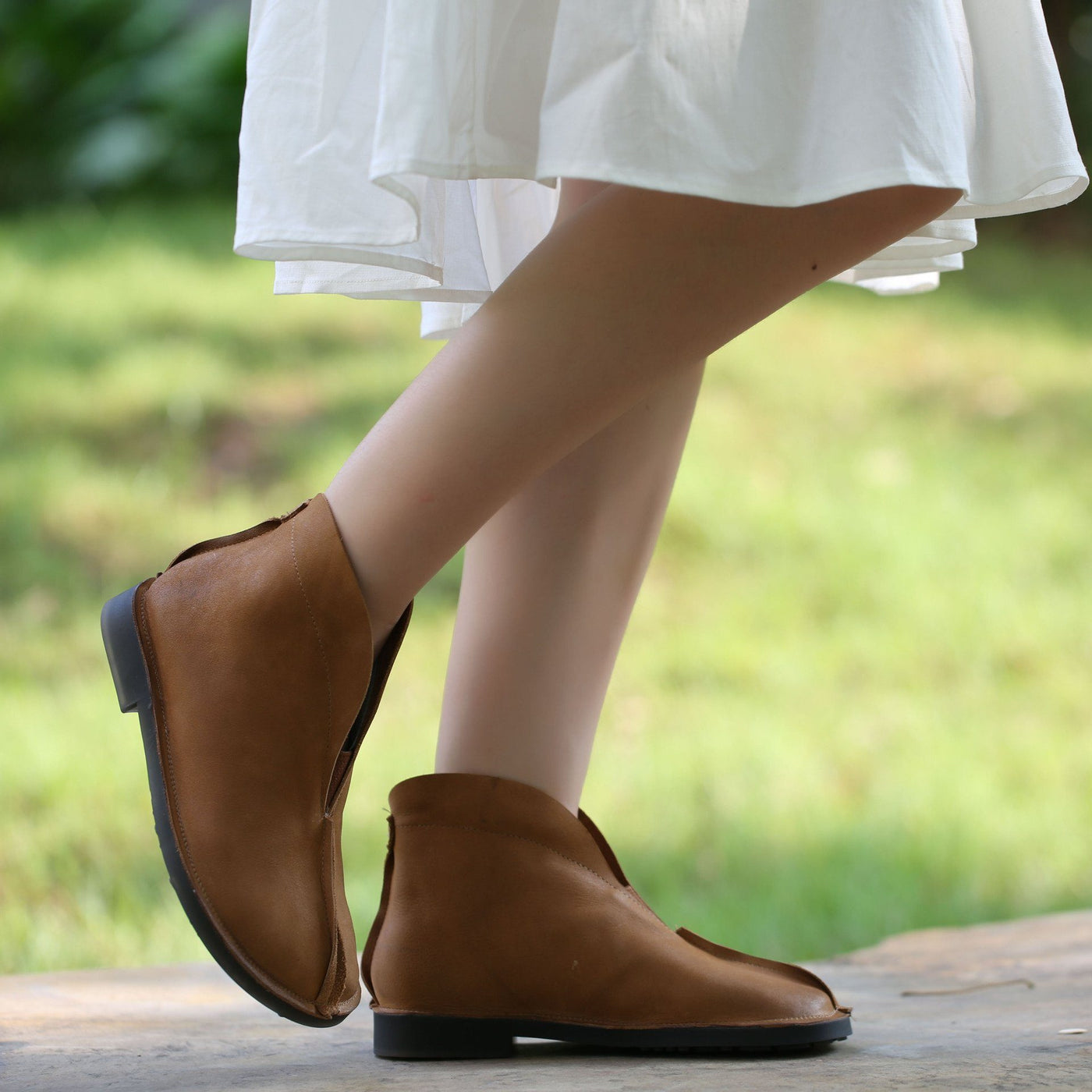 Retro Leather Women's Comfortable Shoes