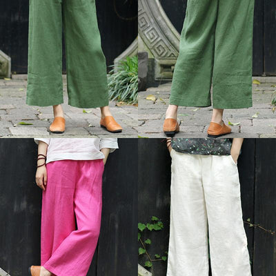Retro Linen Loose Casual Cotton Linen Women Pants 2019 May New 