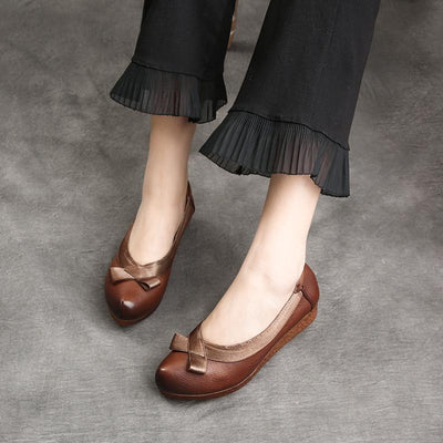 Retro Soft Sole Leather Comfortable Casual Shoes Aug 2021 New-Arrival 