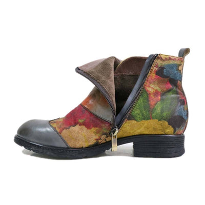 Round Toe Ethnic Style Women's Boots April 2021 New-Arrival 