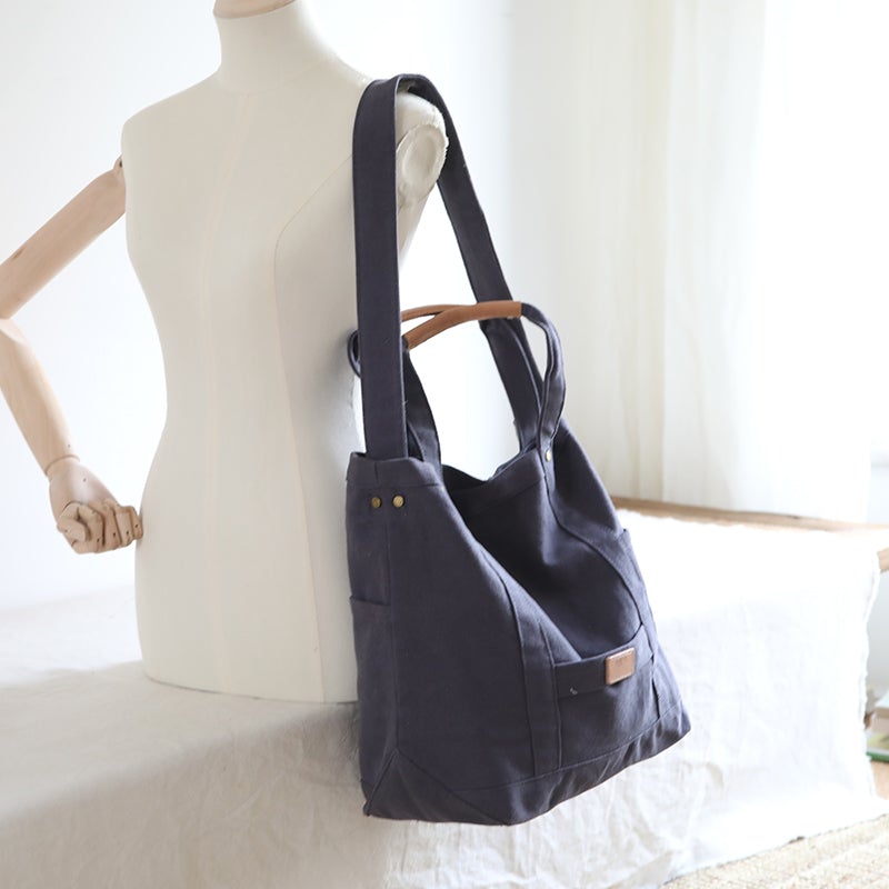 Simple Large Capacity Casual Canvas Shoulder Bag