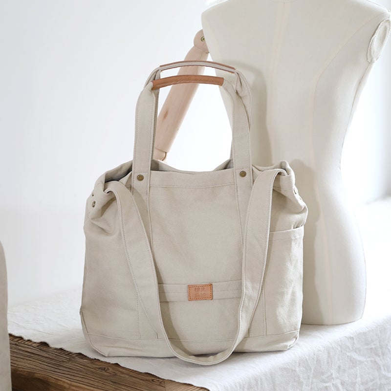 Simple Large Capacity Casual Canvas Shoulder Bag