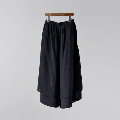 Solid Tiered Pants Culottes