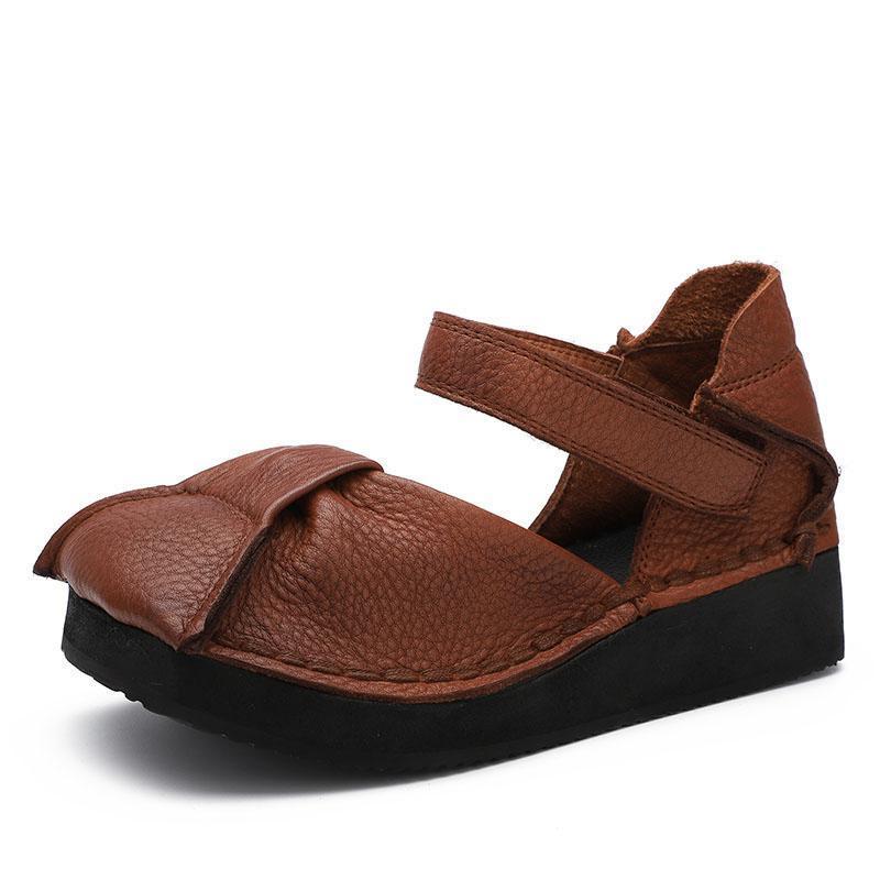 Spring And Summer Comfortable Leather Sandals