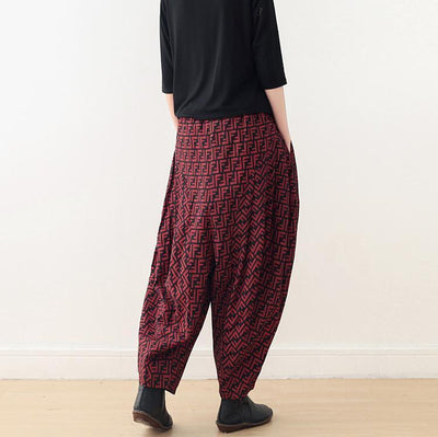 Spring And Summer Retro Loose Slim Pants