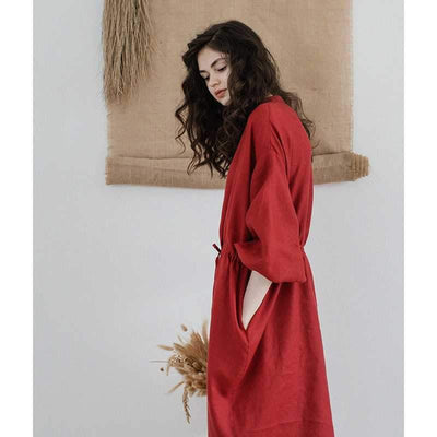 Spring Autumn Cotton And Linen Cardigan Coat 2019 March New 