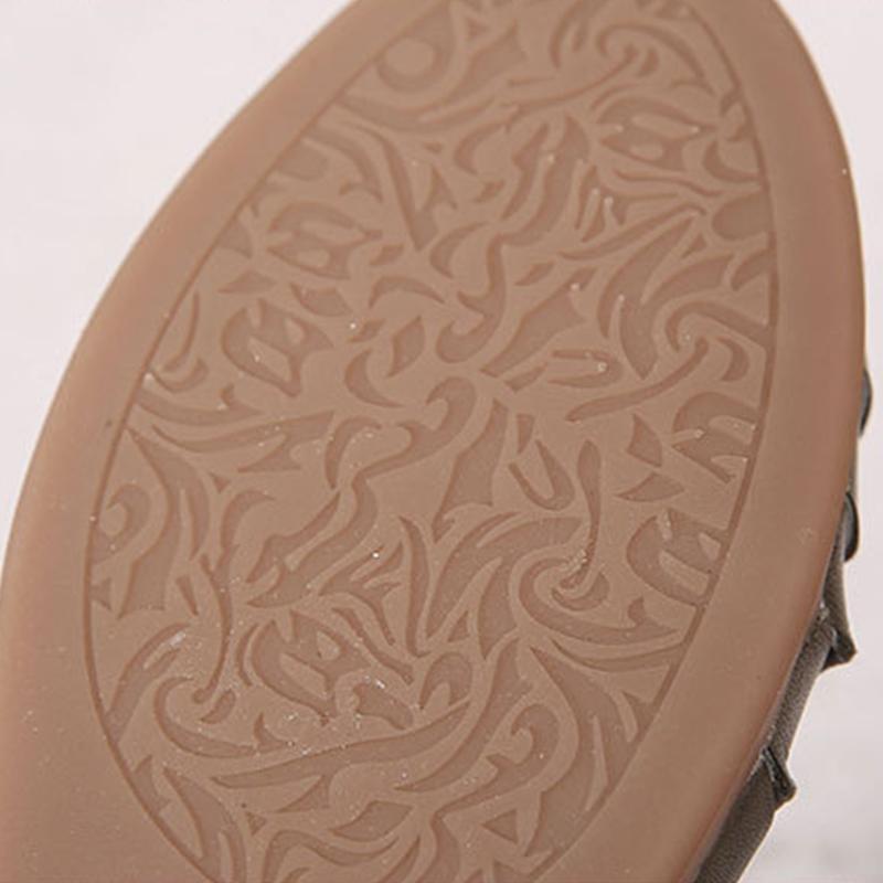 Spring Leather Retro Comfortable Flat Shoes