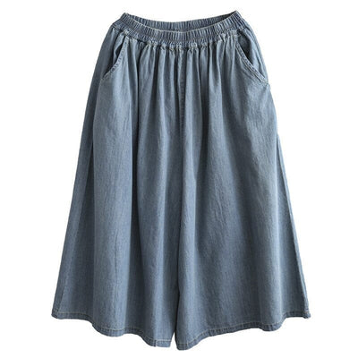Spring Retro Loose Casual Solid Denim Wide Leg Jeans Mar 2023 New Arrival 
