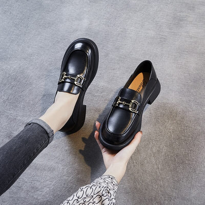 Spring Soft Retro Leather Casual Loafers Dec 2022 New Arrival 