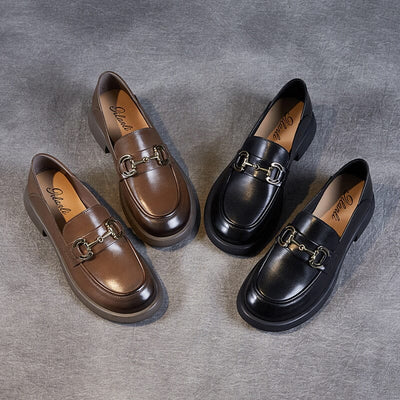 Spring Soft Retro Leather Casual Loafers Dec 2022 New Arrival 