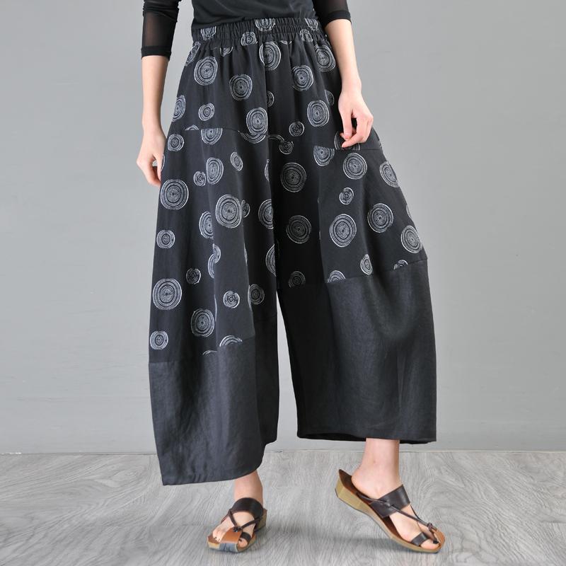 Spring Summer Cotton Linen Casual Cropped Loose Pants May 2020-New Arrival 