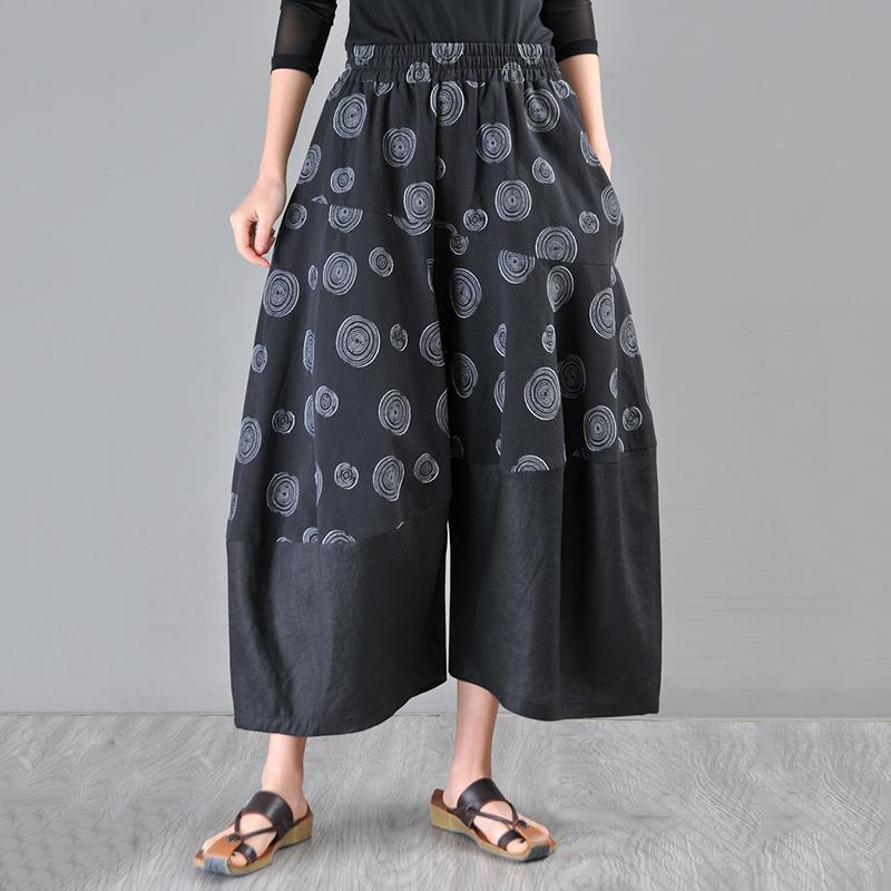 Spring Summer Cotton Linen Casual Cropped Loose Pants May 2020-New Arrival 