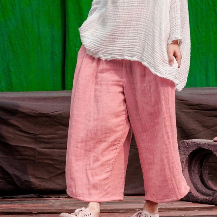 Spring Summer Loose Casual Cotton Linen Pants