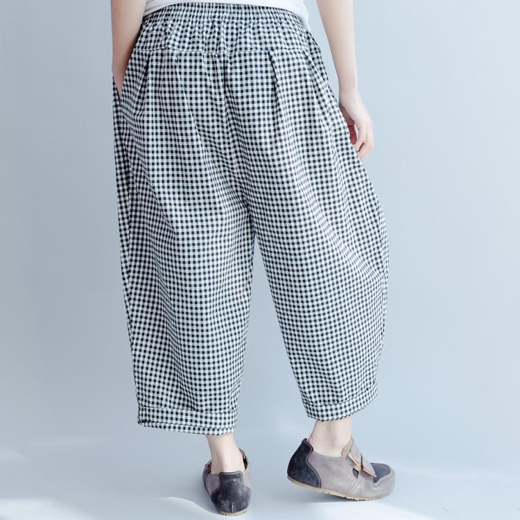 Spring SummerPlaid Loose Casual Pants March-2020-New Arrival 