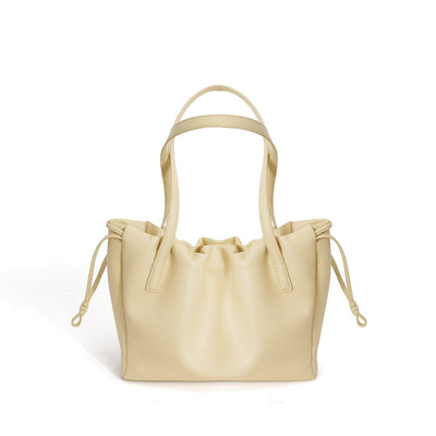 Stylish Minimalist Soft Leather Shoulder Bag Jul 2023 New Arrival Khaki 