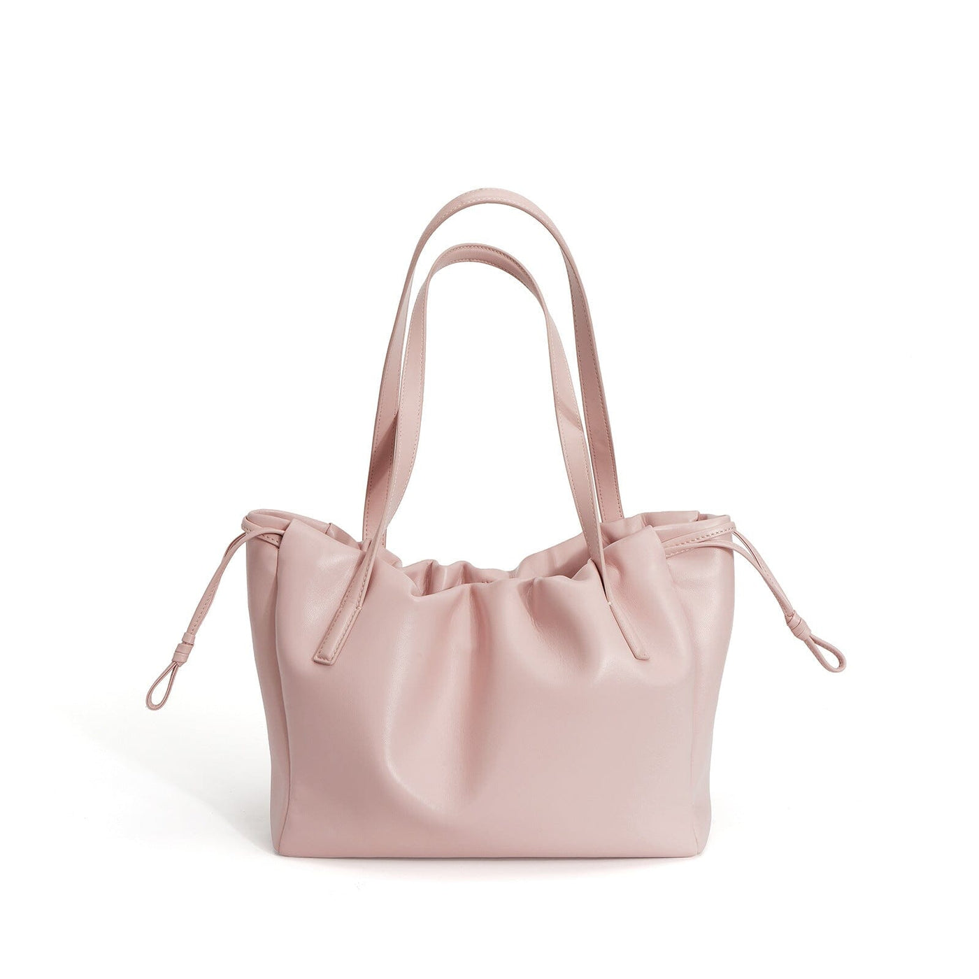 Stylish Minimalist Soft Leather Shoulder Bag Jul 2023 New Arrival Pink 