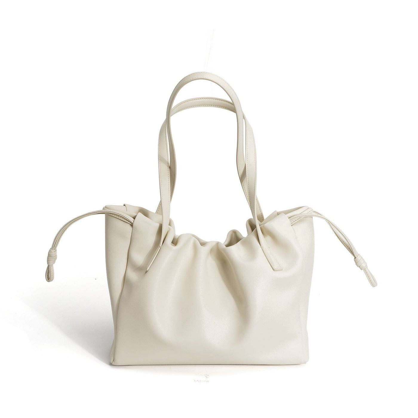 Stylish Minimalist Soft Leather Shoulder Bag Jul 2023 New Arrival White 