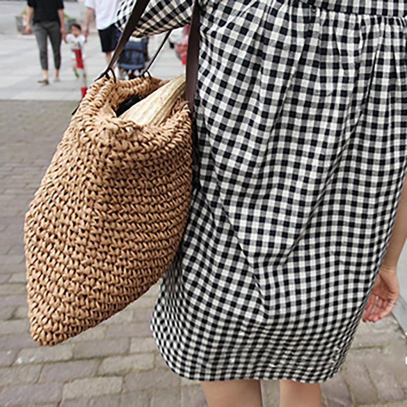 Summer Beach Sea Straw Weave Shoulder Bag