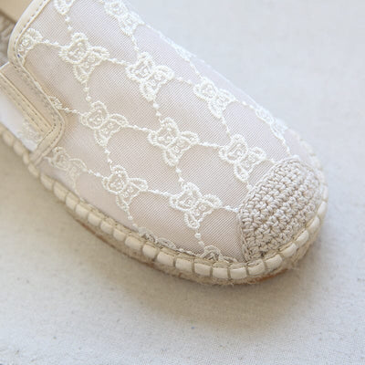 Summer Breathable Canvas Embroidery Casual Loafers Jun 2023 New Arrival 