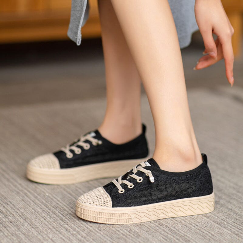 Summer Breathable Hollow Mesh Casual Shoes