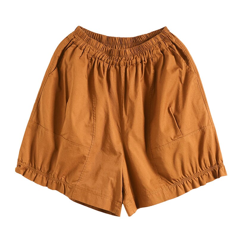 Summer Casual Loose Thin Solid Shorts