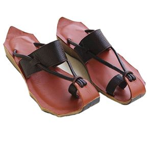 Summer Casual Retro Leather Handmade Slippers Plus Size Jun 2022 New Arrival 